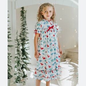 Only Little Once Griswold Family Vacation Inspired Dinosaur Clara Night Gown